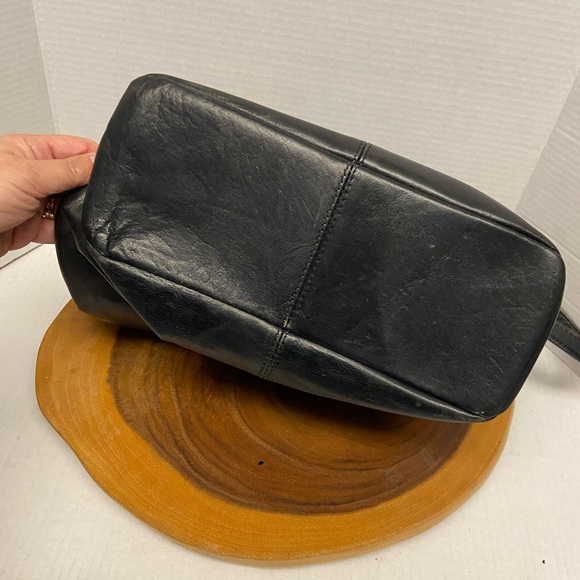 J Jill Leather Tote Bucket  Bag - Picture 5 of 9